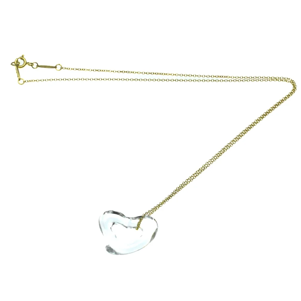 TIFFANY 18k Gold Heart Necklace